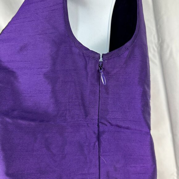 Banana Republic Petite Sleeveless Top With Keyhole Neckline & Tri-Color Design - Picture 3 of 7